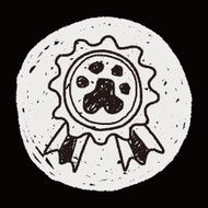 pet medal doodle N6