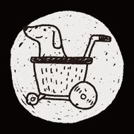 doodle dog stroller N7