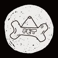 doodle dog bone banner N7