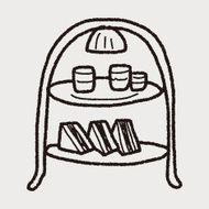 afternoon tea doodle N13