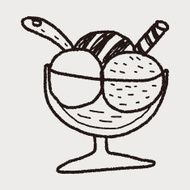 ice cream doodle drawing N24