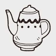 Teapot doodle drawing N12