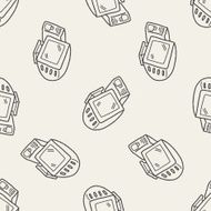 computer doodle drawing seamless pattern background N5