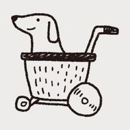 doodle dog stroller N8