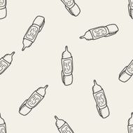 fluid doodle seamless pattern background