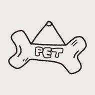 doodle dog bone banner N8