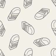 doodle eraser seamless pattern background N4