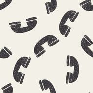 Doodle phone seamless pattern background N6
