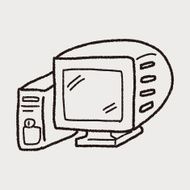 computer doodle drawing N24