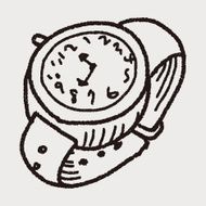 watch doodle drawing N17
