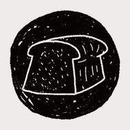 toast doodle drawing N26
