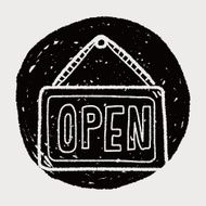 open banner doodle N7