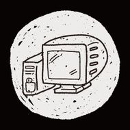 computer doodle drawing N25