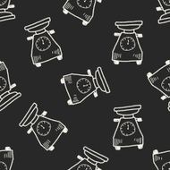 scale doodle seamless pattern background N7