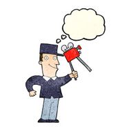 cartoon film maker with thought bubble N2