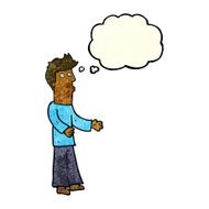 cartoon man explaining with thought bubble N7