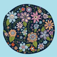 Flower Doodle Vector N2