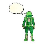 cartoon astronaut with thought bubble N45