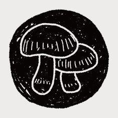 mushroom doodle N37