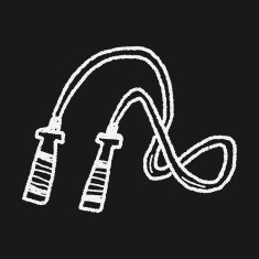 Rope skipping doodle N21