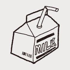 milk box doodle N5