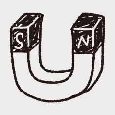 Magnet doodle drawing N11