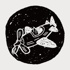 Doodle Toy Plane N10