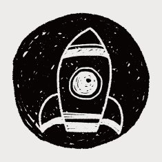 Doodle Spaceship N26