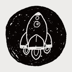 Doodle Spaceship N28