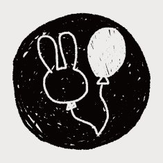 balloon doodle drawing N5