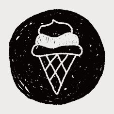 ice cream doodle drawing N20