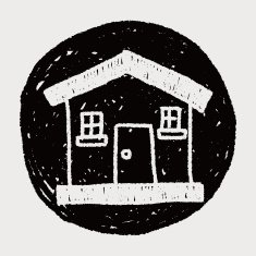house doodle drawing N9