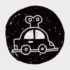 toy car doodle drawing N5