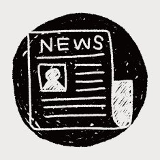 newspaper doodle drawing N16