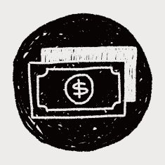 money bill doodle drawing N28