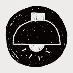 lamp doodle drawing N17