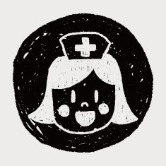 nurse doodle drawing N4