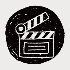 clapboard doodle drawing N3