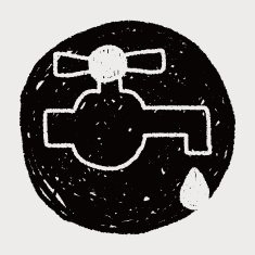 Faucet doodle drawing N5