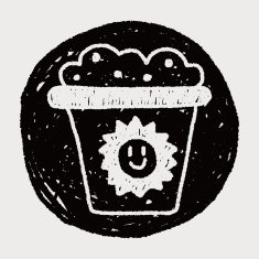 trash can doodle drawing N18