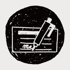 money check doodle drawing N20