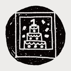 birthday card doodle drawing N5
