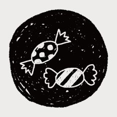 candy doodle drawing N57