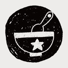 baby bowl doodle drawing N4