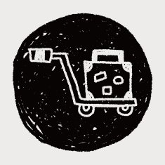 Trolley doodle drawing N10