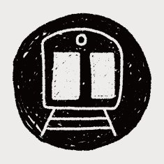 train doodle drawing N5