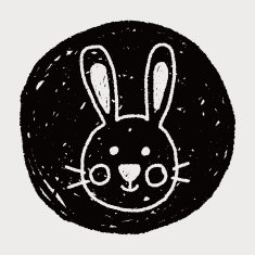 animal rabbit doodle drawing N5