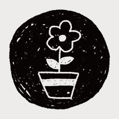 flower doodle drawing N9