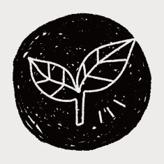 leaf doodle drawing N5
