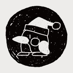 penguin doodle drawing N5